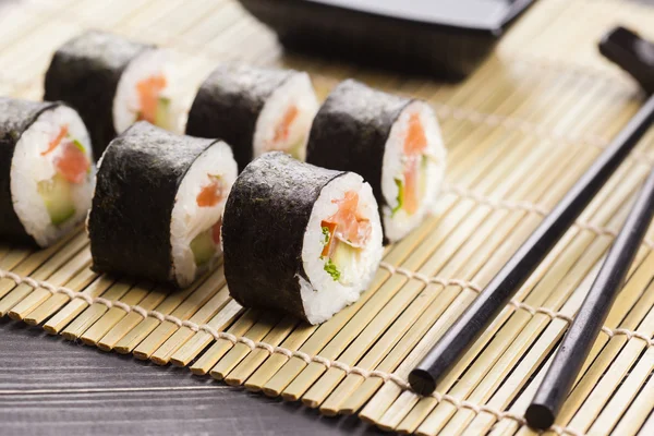 Sushi rolt set — Stockfoto