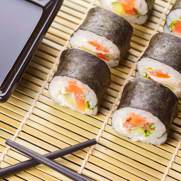 Sushi rolt set — Stockfoto