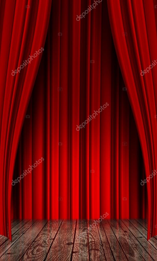 Red curtains background Stock Photo by ©merrydolla 111601362