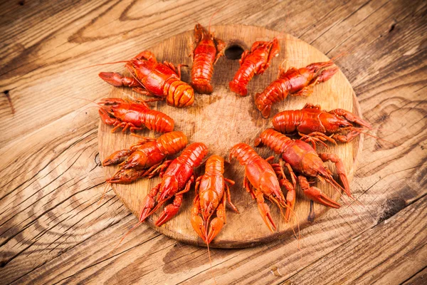 Haşlanmış kırmızı crayfishes