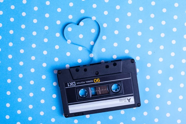 Audiokassette mit Magnetband — Stockfoto