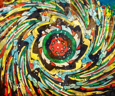  mandala elemanları ile desen