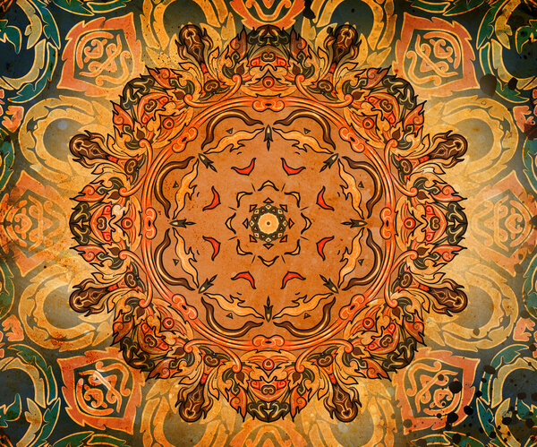 pattern with mandala elements
