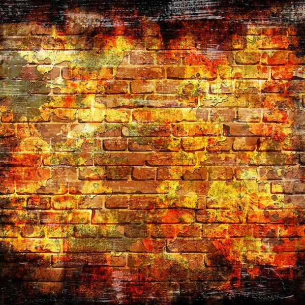 Background of brick wall texture — Stock Photo, Image