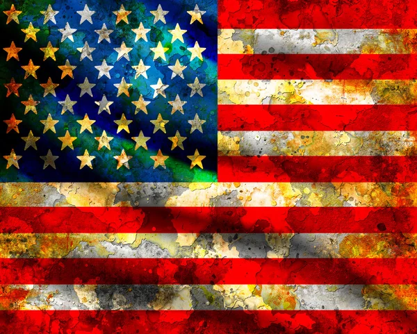 Amerikai zászló a háttérben — Stock Fotó