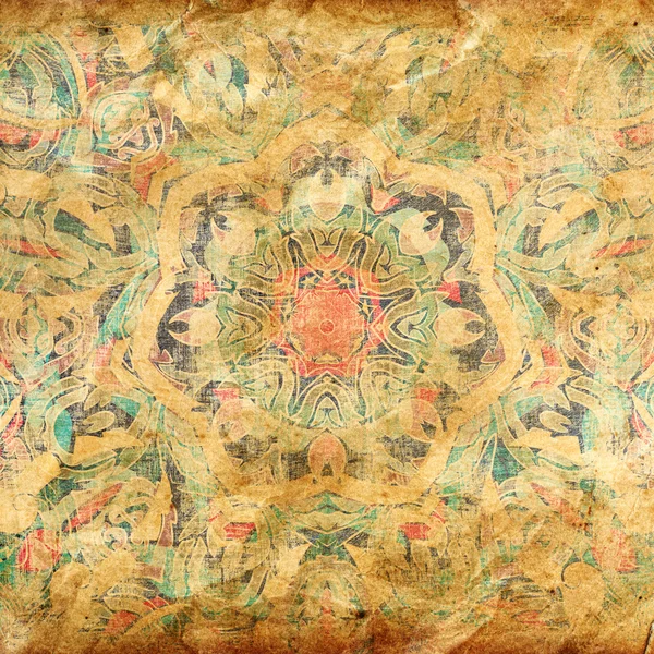 Mandala elemanları ile desen — Stok fotoğraf