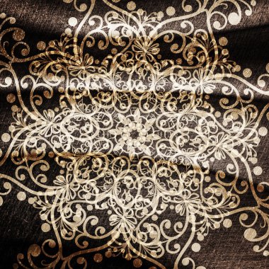  mandala elemanları ile desen