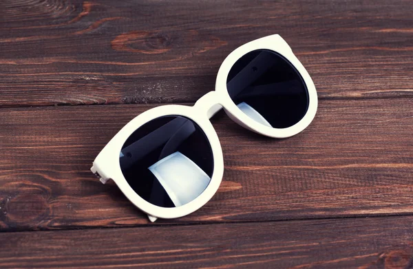 Stylish white sunglasses — Stock Photo, Image