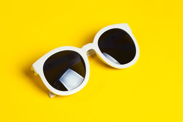 Stylish white sunglasses — Stock Photo, Image