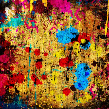 arka plan boya lekeleri ile