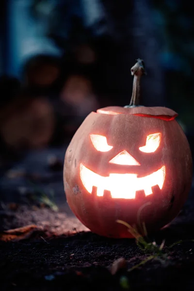 Jack-o-Lanterna di Halloween — Foto Stock