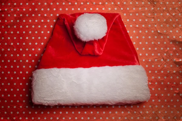 Santa Claus red hat — Stock Photo, Image