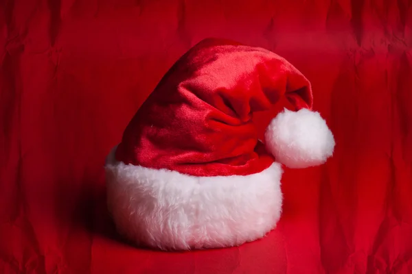 Santa Claus červený klobouk — Stock fotografie