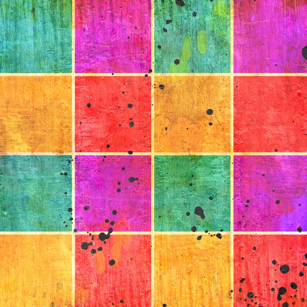 Vintage color squares — Stock Photo, Image