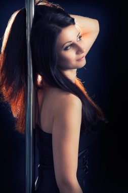 Kutup yanında poz kadın