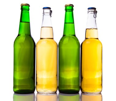 Damla ile bira şişesi