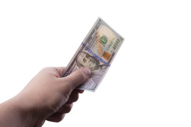 El tutma yüz dolarlık banknot