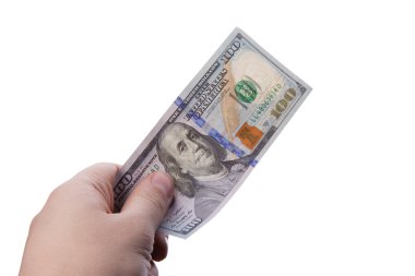 El tutma yüz dolarlık banknot