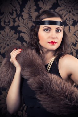 güzel bir retro kadın