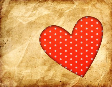 Vintage Sevgililer günü arka plan