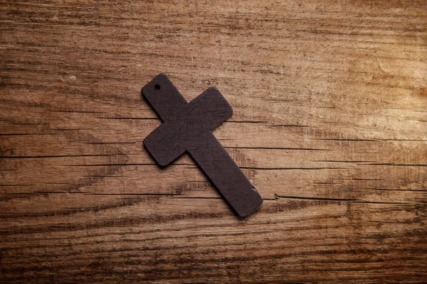 Wooden cross close up — Stock Photo, Image