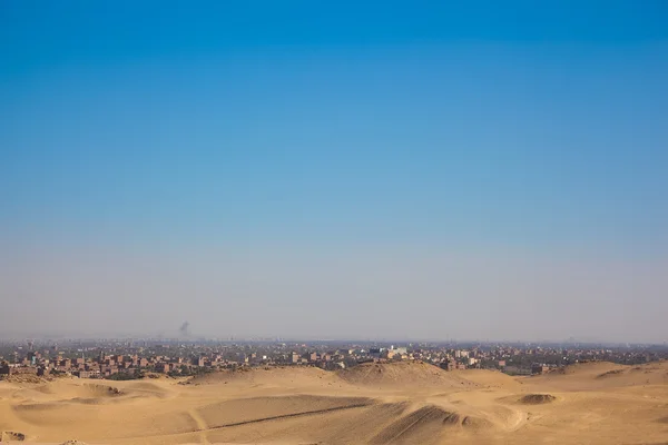 Stad overzicht van Giza — Stockfoto