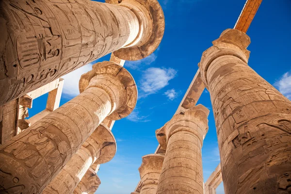 Gran Salón Hipóstilo en los Templos de Karnak —  Fotos de Stock