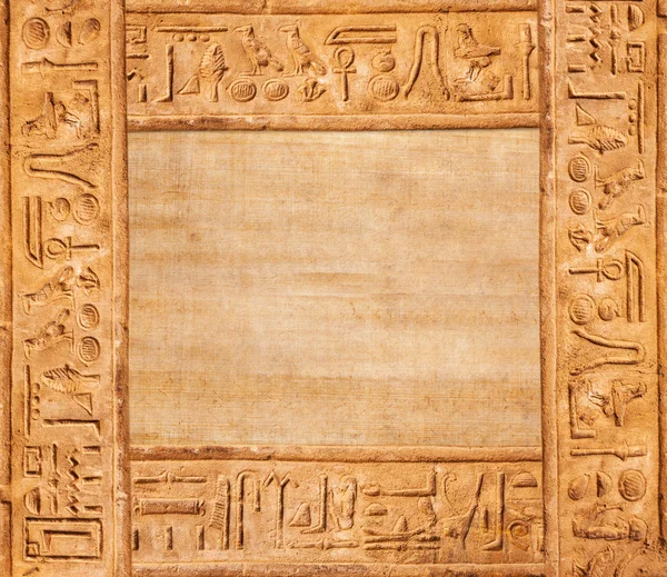 Old egypt hieroglyphs — Stock Photo, Image