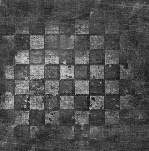 Grunge chessboard background — Stock Photo, Image