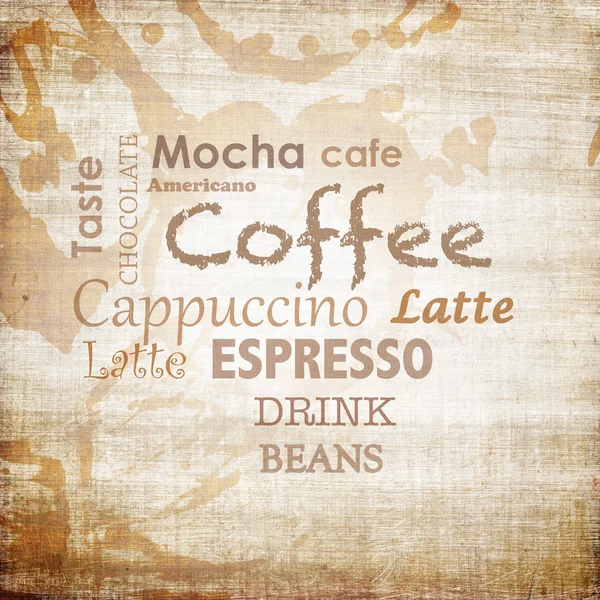 Old coffee background — Stock Photo, Image