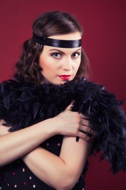 güzel bir retro kadın