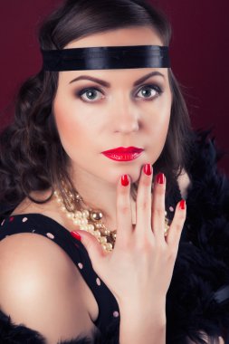 güzel bir retro kadın