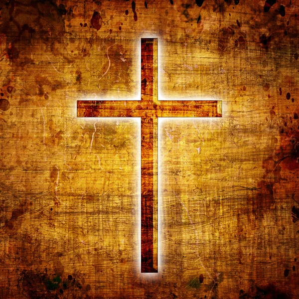 Christianity representation with the symbol — Stock Photo, Image