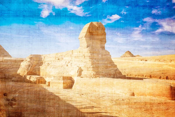 A beautiful profile of the Great Sphinx — Stock Photo, Image
