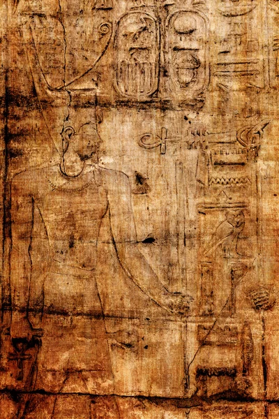 Старий Єгипет ієрогліфи — стокове фото