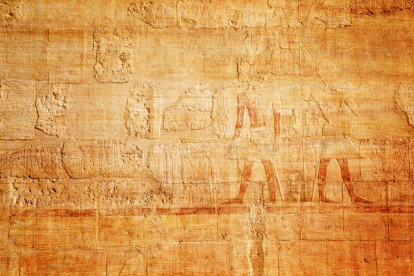 Old egypt hieroglyphs