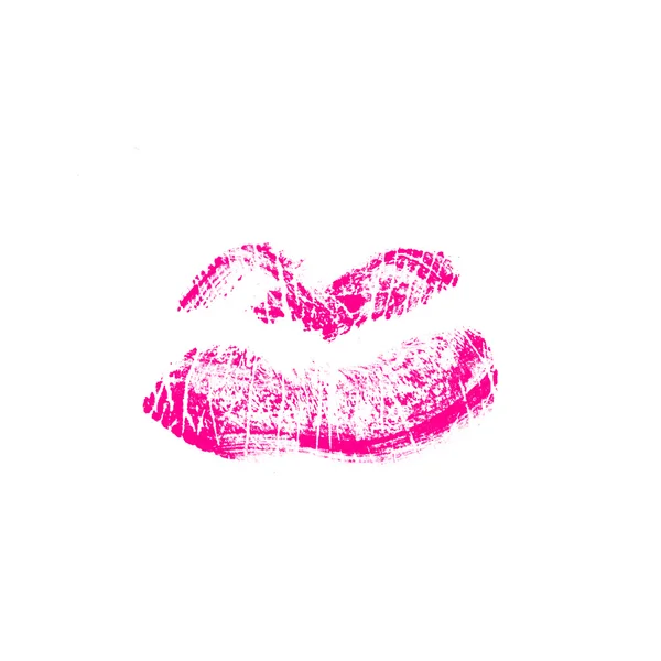 Lábios cor de rosa — Fotografia de Stock