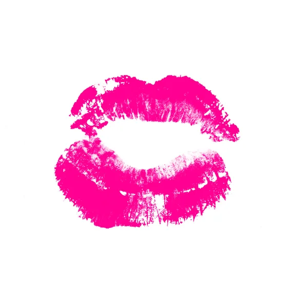 Hermosos labios rosados — Foto de Stock