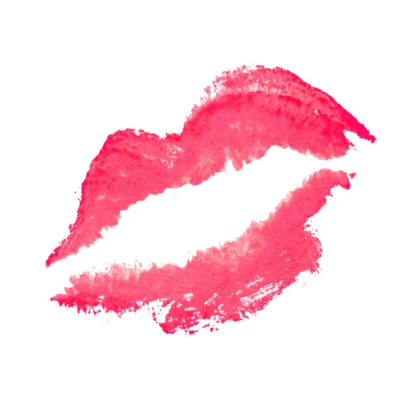 Schöne rosa Lippen — Stockfoto