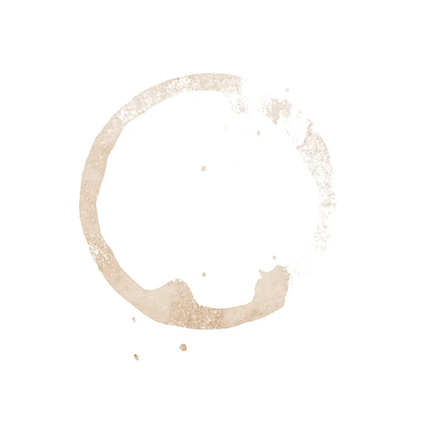 Coffee cup stain — Stock Photo, Image