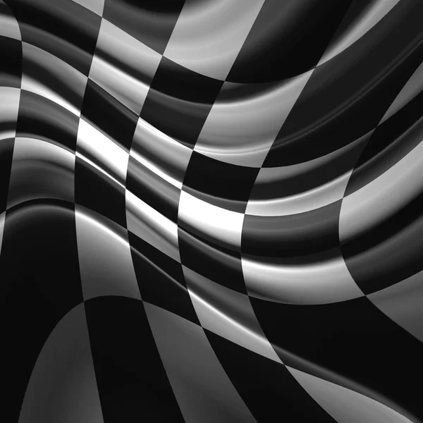 Checkered racing flag — Stock Photo, Image