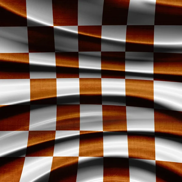 Narancssárga versenyautó zászló — Stock Fotó