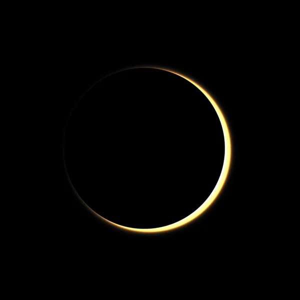 Барвисті сонячне затемнення — стокове фото