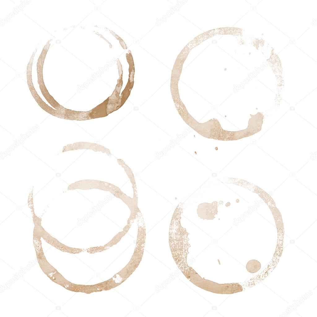 Coffee cup stains