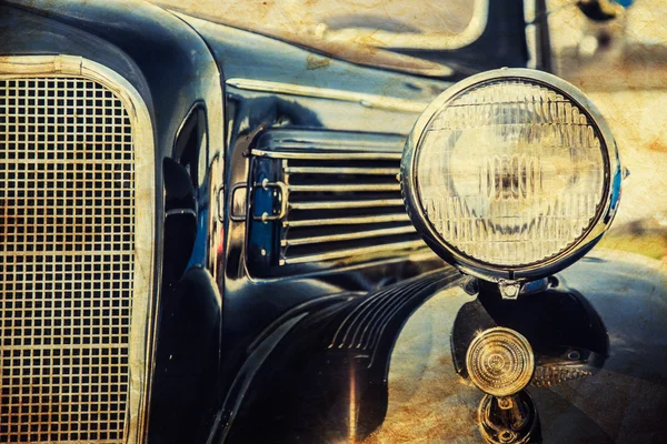 Retro car headlight — Stock Photo, Image