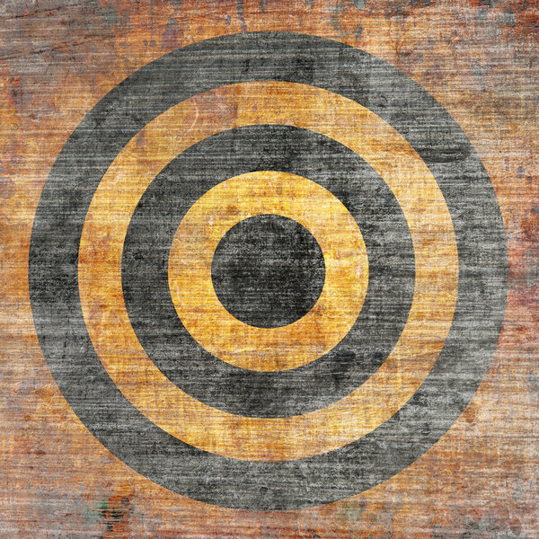 Abstract grunge target