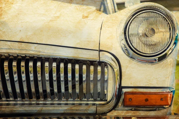 Retro car headlight — Stock Photo, Image