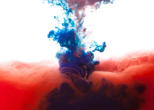 Blue and red Inks — Stock Photo, Image