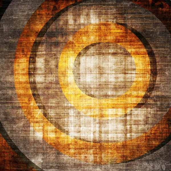 Orange grunge target — Stock Photo, Image