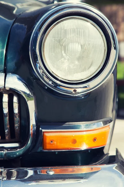 Retro auto koplamp — Stockfoto